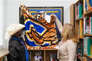 Class of ‘73 unveils mosaic at CHS 